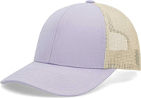 Pacific Headwear P114 Low-Pro Trucker Cap - Lavender Beige Lavender - Lavender Beige Lavender / 7’’ - 7 7/8’’