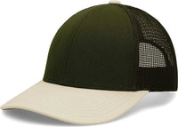 Pacific Headwear P114 Low-Pro Trucker Cap - Moss Beige - Moss Beige / 6 1/2’’ - 7’’