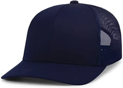 Pacific Headwear P114 Low-Pro Trucker Cap - True Navy - True Navy / 7’’ - 7 7/8’’