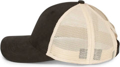 Pacific Headwear P130 Ladies Ponytail Cap - Black Beige Black - Black Beige Black / 7’’ - 7 7/8’’