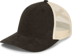 Pacific Headwear P130 Ladies Ponytail Cap - Black Beige Black - Black Beige Black / 7’’ - 7 7/8’’
