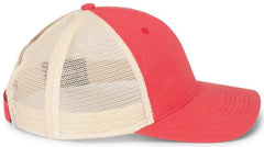 Pacific Headwear P130 Ladies Ponytail Cap - Coral Beige Coral - Coral Kahki / 7’’ 7 7/8’’