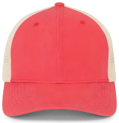 Pacific Headwear P130 Ladies Ponytail Cap - Coral Beige Coral - Coral Kahki / 7’’ 7 7/8’’