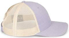 Pacific Headwear P130 Ladies Ponytail Cap - Lavender Beige Lavender - Purple Khaki / 7’’ 7 7/8’’