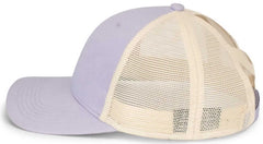 Pacific Headwear P130 Ladies Ponytail Cap - Lavender Beige Lavender - Purple Khaki / 7’’ 7 7/8’’