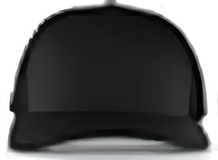 Pacific Headwear P151 Trucker Pacflex Snapback Cap - Black - Black / 7’’ 7 7/8’’