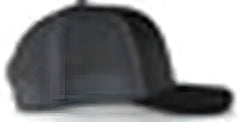 Pacific Headwear P151 Trucker Pacflex Snapback Cap - Black Graphite Black - Black Graphite Black / 7’’ - 7 7/8’’