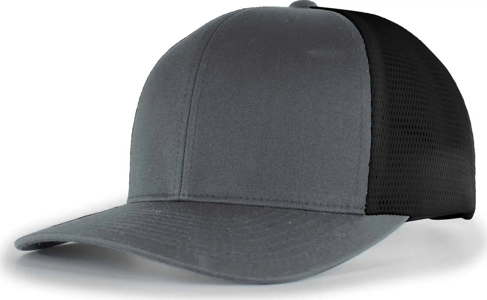 Pacific Headwear P151 Trucker Pacflex Snapback Cap - Graphite Black Graphite - Dark Gray Black / 7’’ 7 7/8’’
