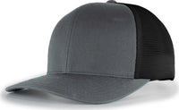 Pacific Headwear P151 Trucker Pacflex Snapback Cap - Graphite Black Graphite - Dark Gray Black / 7’’ 7 7/8’’