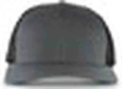 Pacific Headwear P151 Trucker Pacflex Snapback Cap - Graphite Black Graphite - Dark Gray Black / 7’’ 7 7/8’’