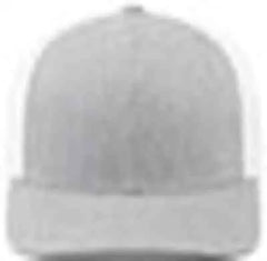 Pacific Headwear P151 Trucker Pacflex Snapback Cap - Heather Grey White Heather Grey - Gray white / 7’’ 7 7/8’’