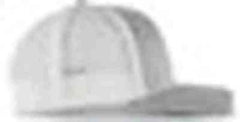 Pacific Headwear P151 Trucker Pacflex Snapback Cap - Silver White Silver - Light Gray White / 7’’ 7 7/8’’