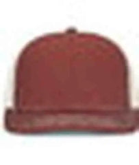 Pacific Headwear P151S Contrast Stitch Trucker Pacflex Snapback Cap - Brick Beige Brick - Brown Kahki / 7’’ 7 7/8’’