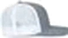 Pacific Headwear P151S Contrast Stitch Trucker Pacflex Snapback Cap - Heather Grey White Heather Grey - Gray White