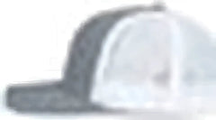 Pacific Headwear P151S Contrast Stitch Trucker Pacflex Snapback Cap - Heather Grey White Heather Grey - Gray White