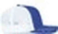 Pacific Headwear P151S Contrast Stitch Trucker Pacflex Snapback Cap - Royal White Royal - Royal White / 7’’ 7 7/8’’
