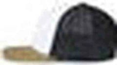 Pacific Headwear P151S Contrast Stitch Trucker Pacflex Snapback Cap - White Light Charcoal Buck - White Gray / 7’’ 7