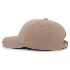 Pacific Headwear P200 Hybrid Cotton Dad Cap - Gray Brown - Gray Brown / 7’’ - 7 7/8’’
