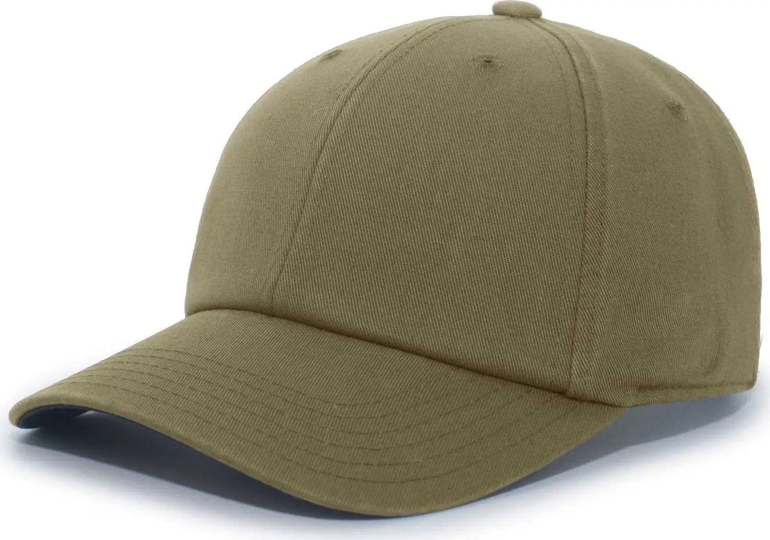 Pacific Headwear P200 Hybrid Cotton Dad Cap - Olive - Olive / 7’’ - 7 7/8’’