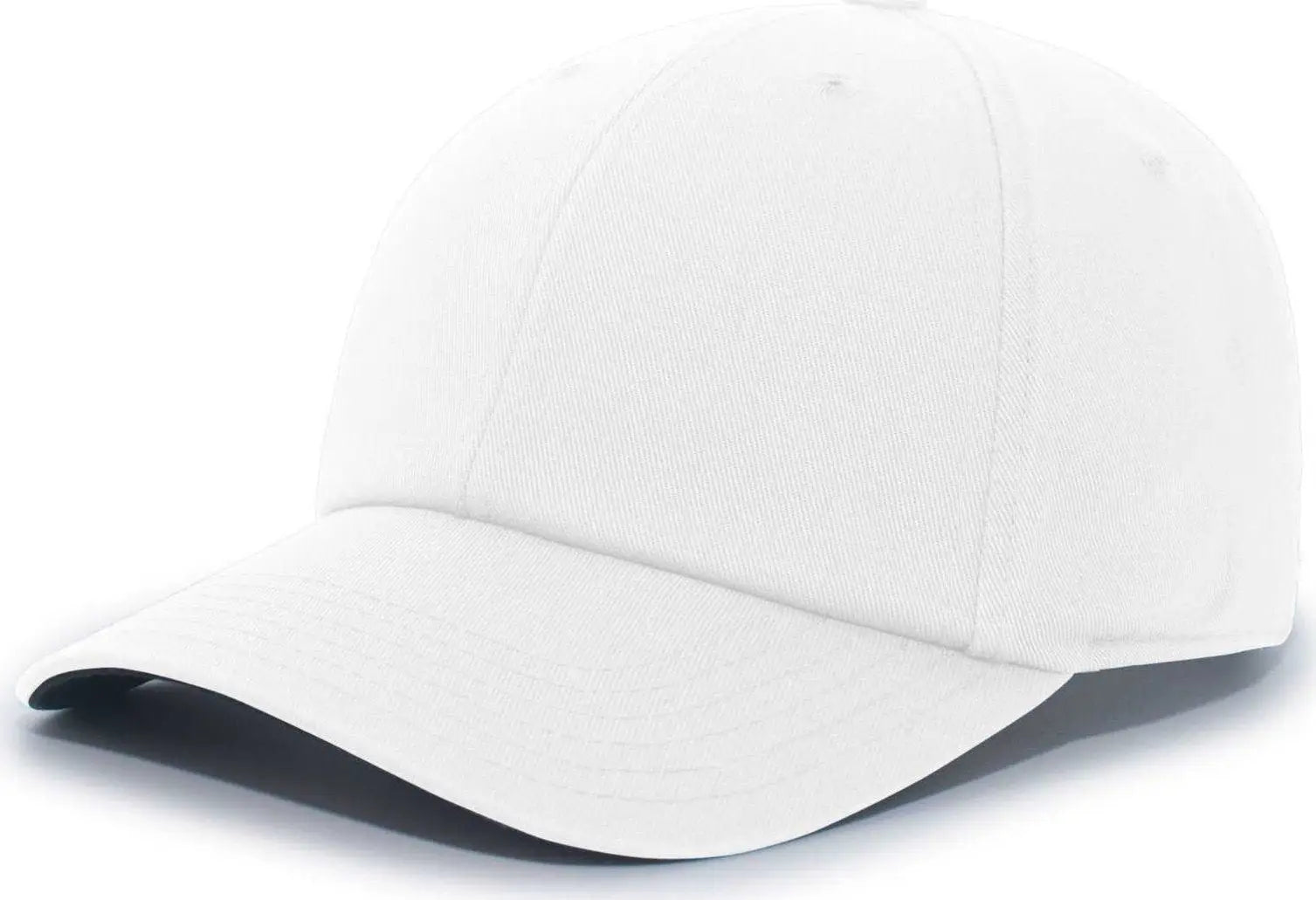 Pacific Headwear P200 Hybrid Cotton Dad Cap - White - White / 7’’ - 7 7/8’’