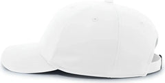 Pacific Headwear P200 Hybrid Cotton Dad Cap - White - White / 7’’ - 7 7/8’’
