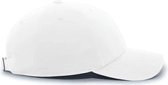 Pacific Headwear P200 Hybrid Cotton Dad Cap - White - White / 7’’ - 7 7/8’’