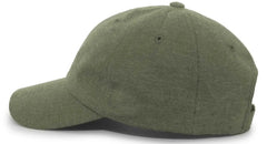 Pacific Headwear P203 Repreve Eco Cap - Olive Heather - Olive / 7’’ - 7 7/8’’