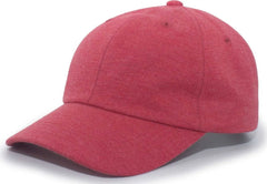 Pacific Headwear P203 Repreve Eco Cap - Scarlet Heather - Red / 7’’ - 7 7/8’’