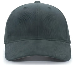 Pacific Headwear P206 Hybrid Corduroy Dad Cap - Dark Green - Forest / 7’’ - 7 7/8’’