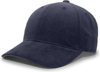 Pacific Headwear P206 Hybrid Corduroy Dad Cap - Navy - Navy / 7’’ - 7 7/8’’