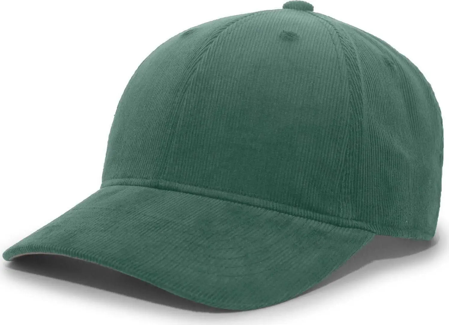 Pacific Headwear P206 Hybrid Corduroy Dad Cap - Olive - Olive / 7’’ - 7 7/8’’