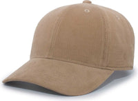 Pacific Headwear P206 Hybrid Corduroy Dad Cap - Wheat - Wheat / 7’’ - 7 7/8’’