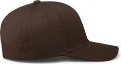 Pacific Headwear P208 Hybrid Snapback Dad Cap - Brown - Brown / 7’’ - 7 7/8’’