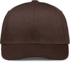 Pacific Headwear P208 Hybrid Snapback Dad Cap - Brown - Brown / 7’’ - 7 7/8’’