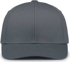 Pacific Headwear P208 Hybrid Snapback Dad Cap - Graphite - Graphite / 7’’ - 7 7/8’’