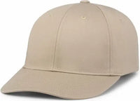 Pacific Headwear P208 Hybrid Snapback Dad Cap - Khaki - Khaki / 7’’ - 7 7/8’’