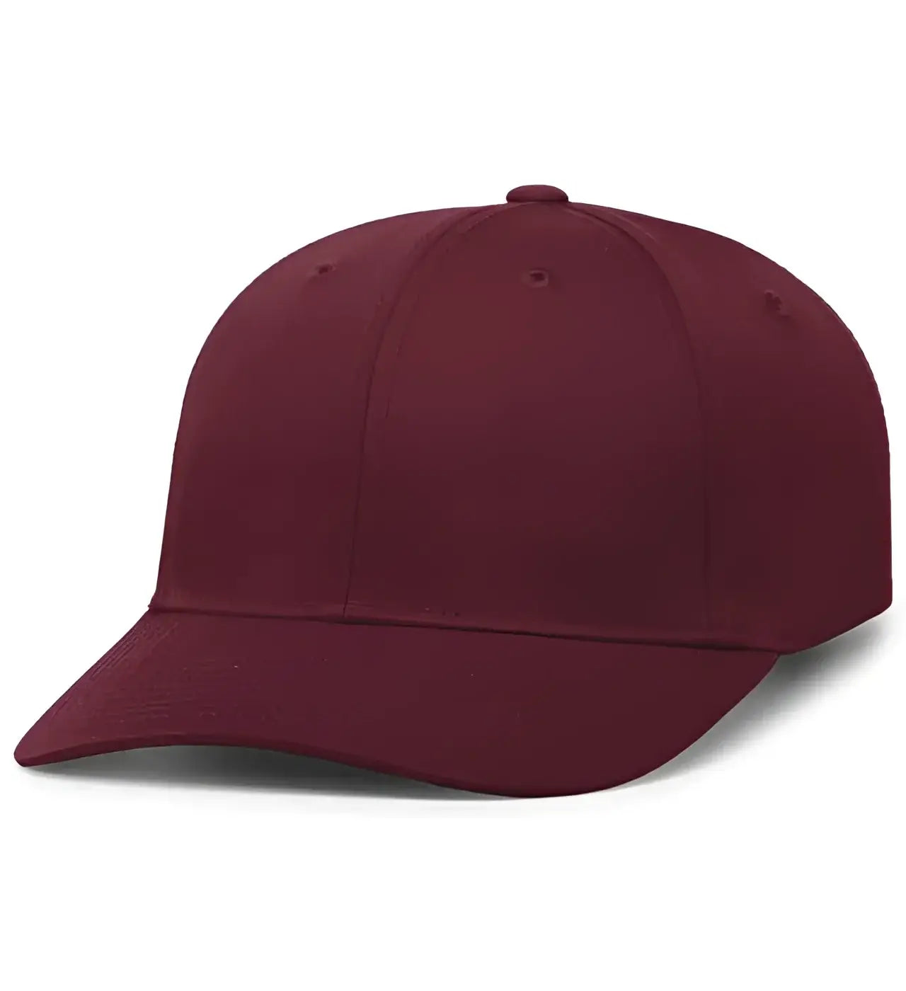 Pacific Headwear P208 Hybrid Snapback Dad Cap - Maroon - Maroon / 7’’ - 7 7/8’’