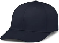 Pacific Headwear P208 Hybrid Snapback Dad Cap - Navy - Navy / 7’’ - 7 7/8’’