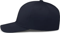 Pacific Headwear P208 Hybrid Snapback Dad Cap - Navy - Navy / 7’’ - 7 7/8’’