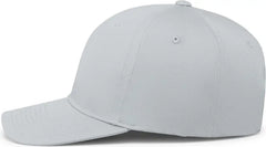 Pacific Headwear P208 Hybrid Snapback Dad Cap - Silver - Silver / 7’’ - 7 7/8’’