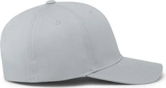 Pacific Headwear P208 Hybrid Snapback Dad Cap - Silver - Silver / 7’’ - 7 7/8’’