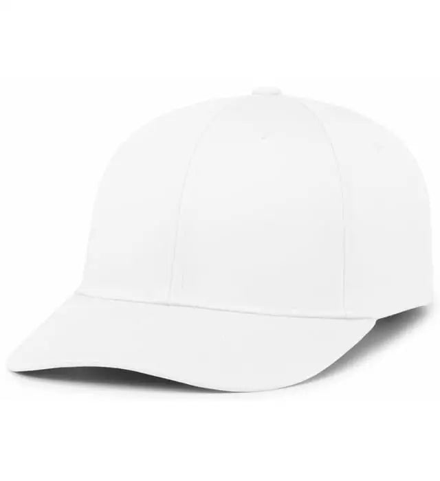 Pacific Headwear P208 Hybrid Snapback Dad Cap - White - White / 7’’ - 7 7/8’’