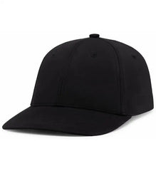 Pacific Headwear P299 Waxed Cotton Dad Cap - Black - Black / 7’’ - 7 7/8’’