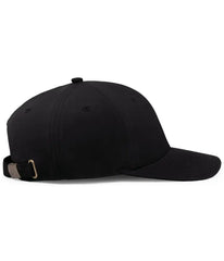 Pacific Headwear P299 Waxed Cotton Dad Cap - Black - Black / 7’’ - 7 7/8’’