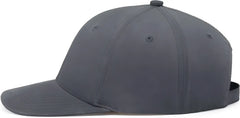 Pacific Headwear P299 Waxed Cotton Dad Cap - Graphite - Graphite / 7’’ - 7 7/8’’