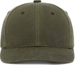Pacific Headwear P299 Waxed Cotton Dad Cap - Moss - Moss / 7’’ - 7 7/8’’