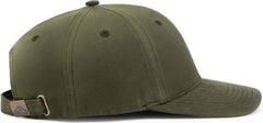 Pacific Headwear P299 Waxed Cotton Dad Cap - Moss - Moss / 7’’ - 7 7/8’’