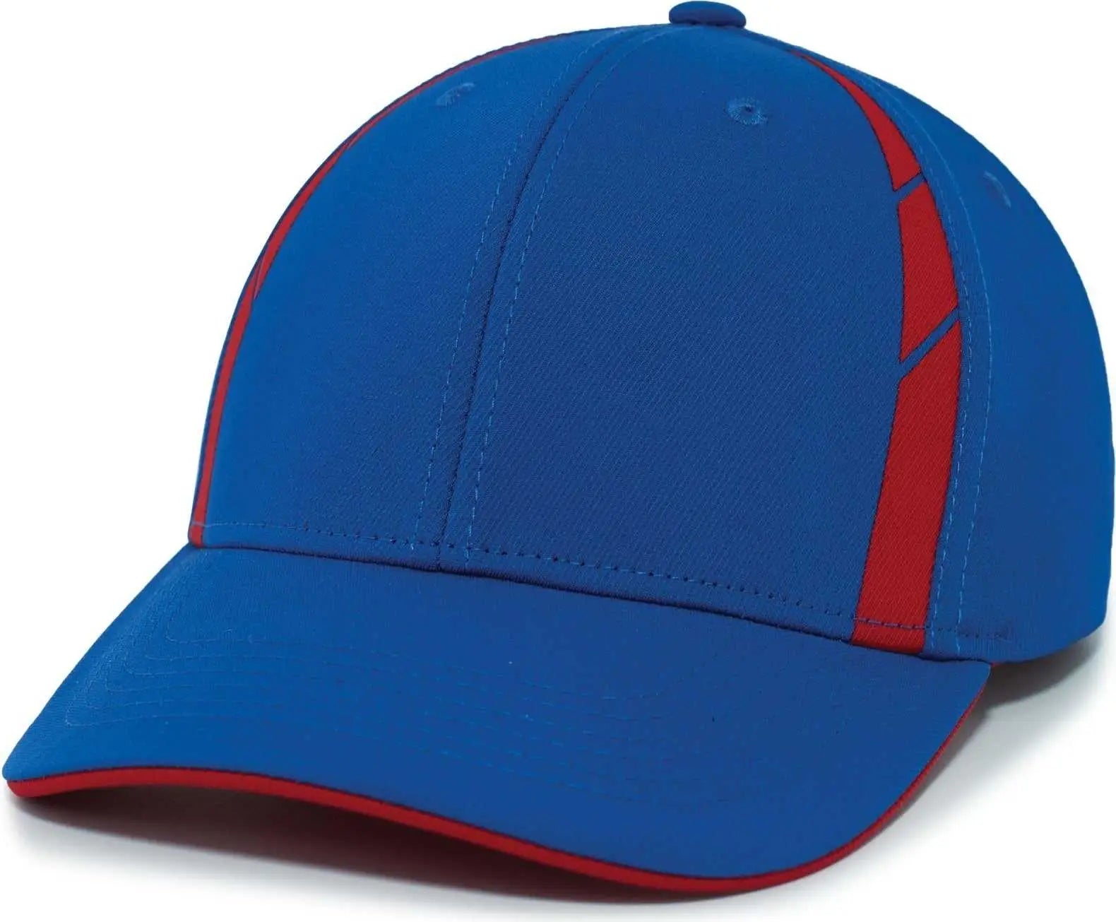 Pacific Headwear P303 Coolcore Sideline Snapback Cap - Royal Red - Royal Red / 7’’ - 7 7/8’’