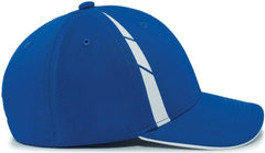 Pacific Headwear P303 Coolcore Sideline Snapback Cap - Royal White - Royal White / 7’’ - 7 7/8’’