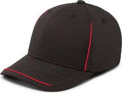 Pacific Headwear P304 Legend Cap - Black Red